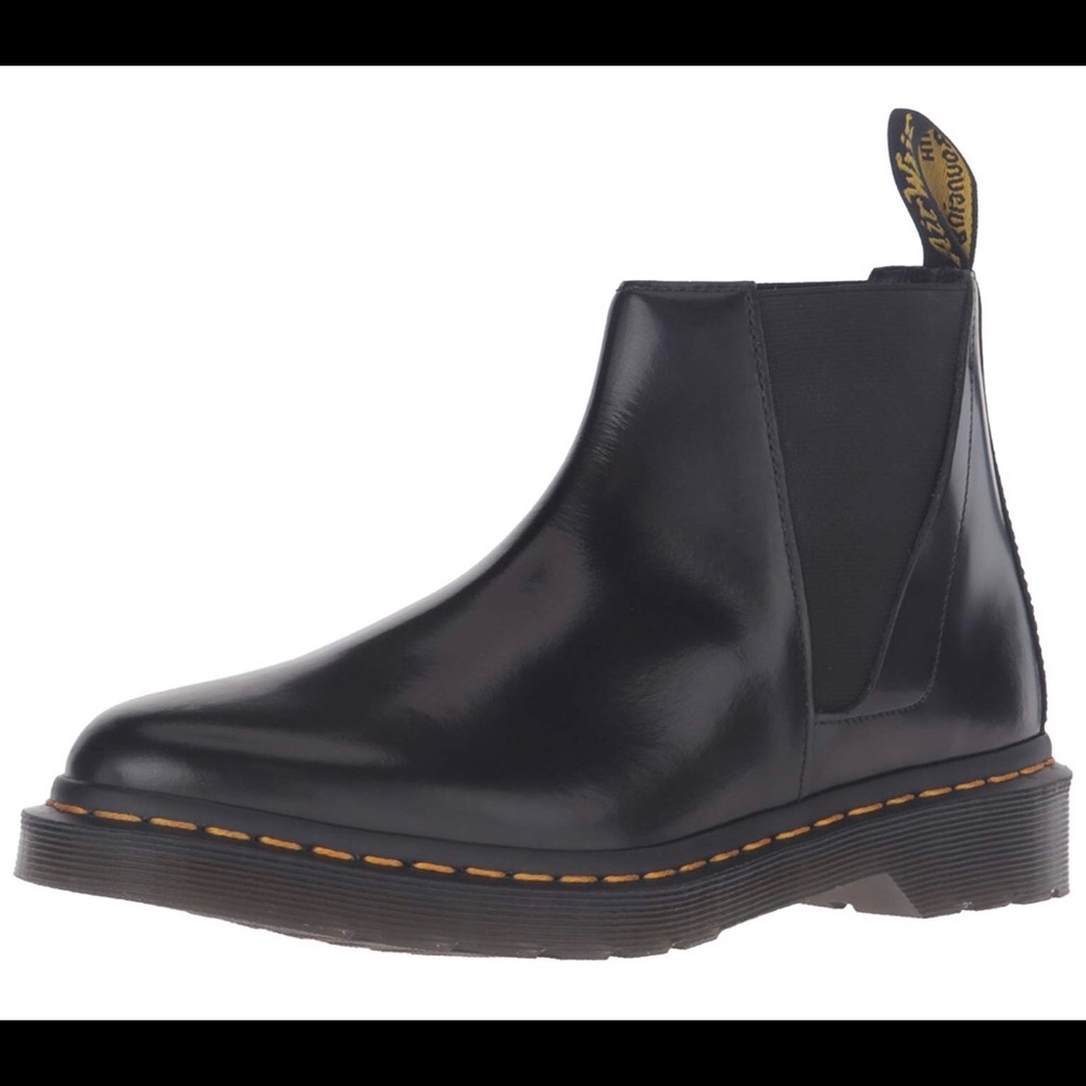 DR MARTENS BIANCA BLACK ANKLE BOOTIE